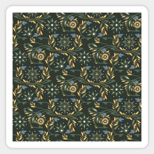 Victorian Floral Pattern Sticker